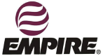 Empire logo representing quality gas fireplaces, heating products, and fireplace solutions installed by Greenergy.