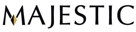Majestic logo representing premium fireplaces, fireplace inserts, and home heating solutions installed by Greenergy.