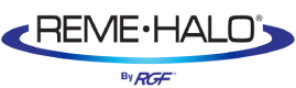 Reme Halo by RGF logo representing advanced whole-home air purification systems installed and serviced by Greenergy.