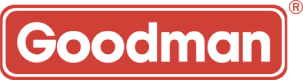 Goodman HVAC logo representing trusted heating and air conditioning systems serviced and installed by Greenergy.