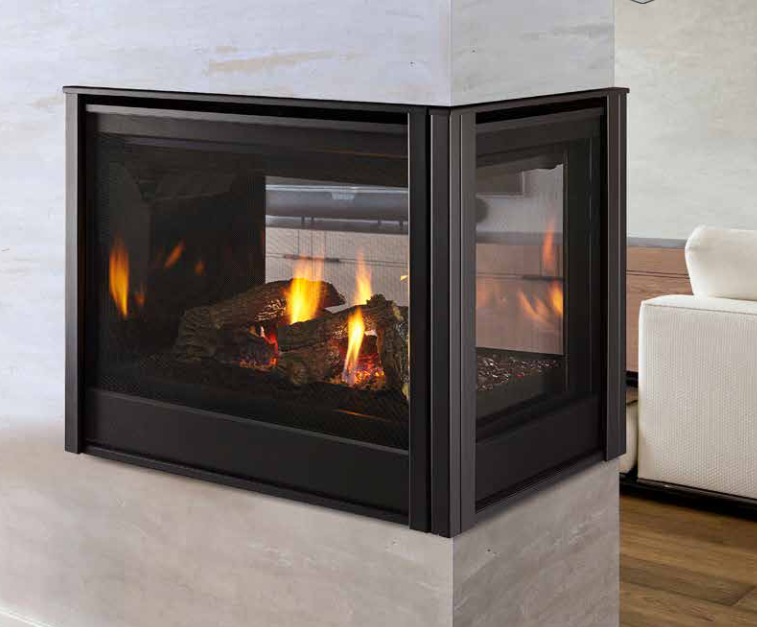 Majestic Pier 36" Direct Vent Multi Sided Gas Fireplace with IntelliFire Touch Ignition, NG